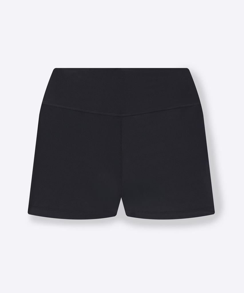 Holluba Trail Split Short Skirt Black