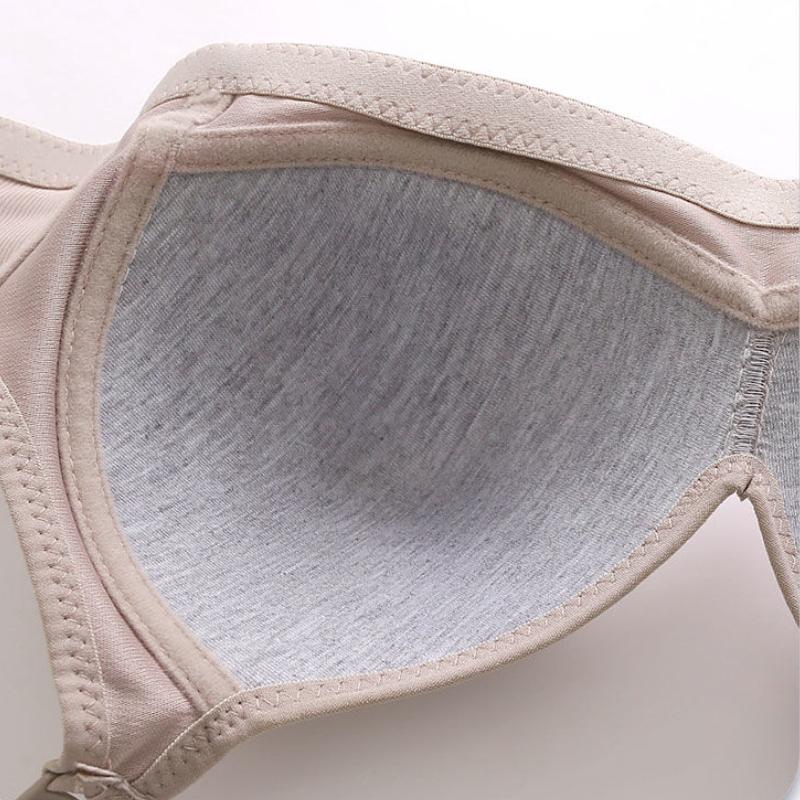 Sutien fără fir din dantelă contrastantă, sutien push up confortabil și respirabil, lenjerie și lenjerie intimă pentru femei