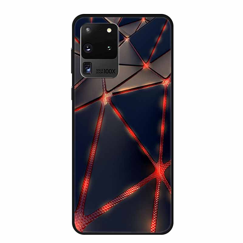 For Samsung S20 Ultra 5G Phone Cases Animals TPU Soft Silicone Back Cover for Samsung Galaxy S20 Ultra LTE 5G Funda Bumper Coque