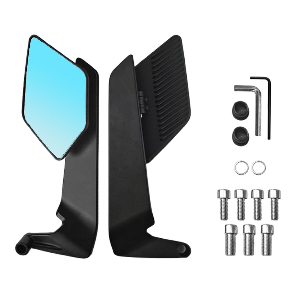 

Зеркало заднего вида для мотоцикла Невидимое крыло Регулируемое Вращающееся Боковое зеркало для MT07 MT03 MT25 MT09 MT09 MT10 синий