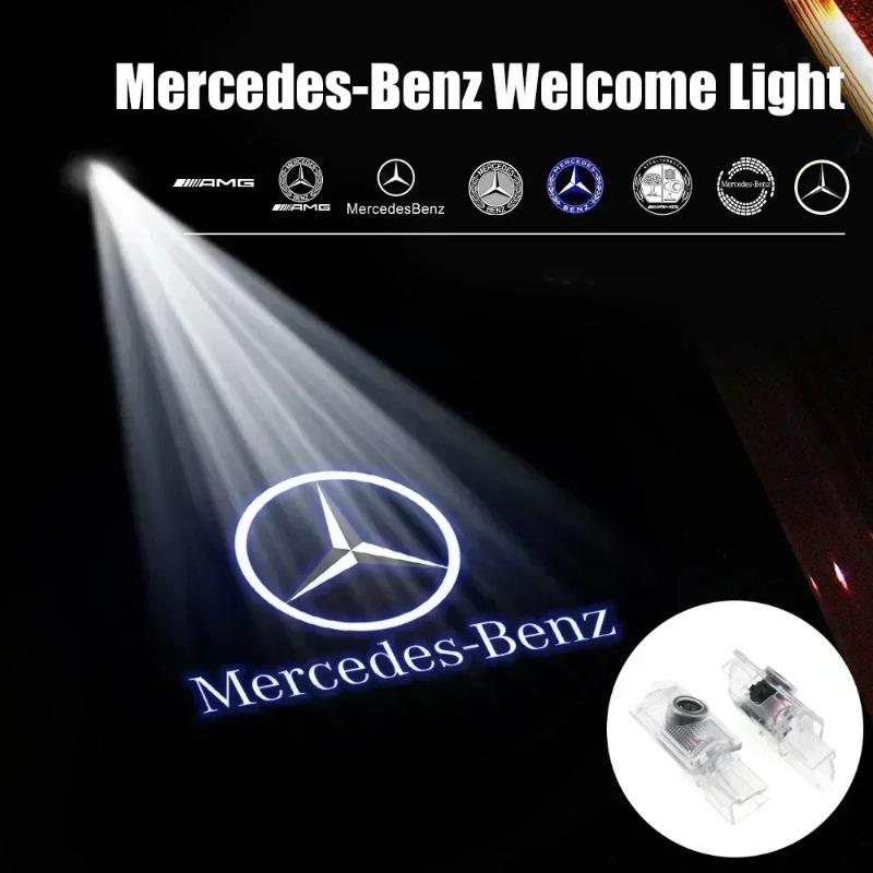 2-4 Stück LED-Türlicht, Laserlicht Für Mercedes Benz R GL ML M-Klasse X164 W215 W164 4MATIC ML300 ML500 R300 R320