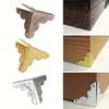 12pcs Wooden Box Corner Protector Cover Guard  for Jewelry Chest Wine Gift Case Decorative Bronze Golden Silver DIY