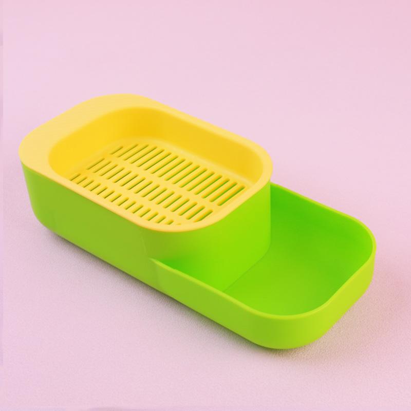 New cat grass box soil-free hydroponic cat grass planting potted wheat seeds digestible cat food bowl set