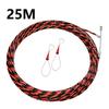 2X Electrical Threader Lead Tool 25M Cable Wire Guide Three-Strand Wall Threader Cable Stringer With Two Tighteners
