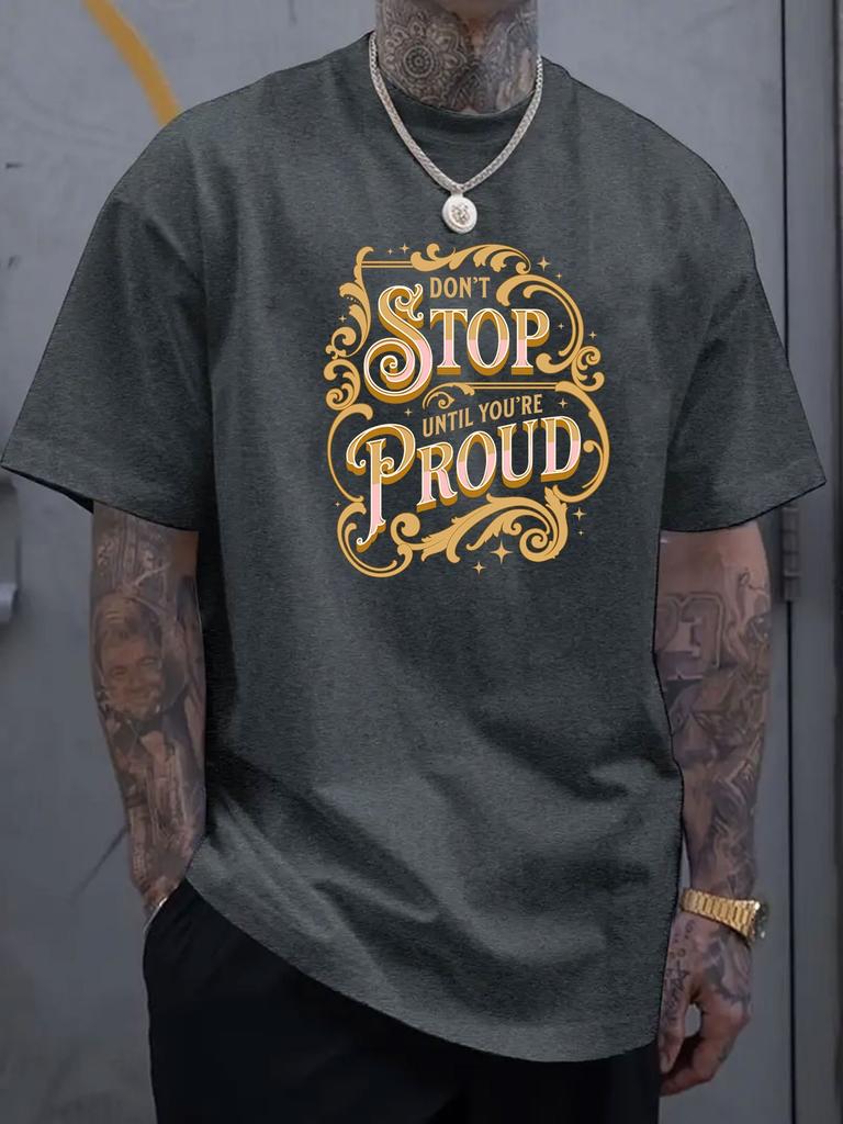T-shirt di Lusso in Cotone a Maniche Corte con Stampa Grafica di Lettere Estate Unisex Uomo Donna Casual Larga Moda Trendy Abbigliamento