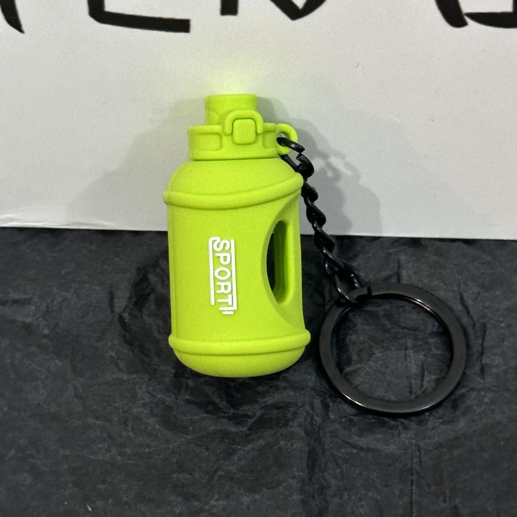 Miu Series Dumbbell Plate Keychain: Trendy Fitness Accessory & Sports Jewelry Gift