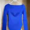 Square Collar Long Sleeve Woman Sweaters Knitted Pullover Wo