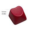 10PCS Heart Shape Keycaps 1U Layout Ergonomic PBT Construction for Mechanical Keyboards