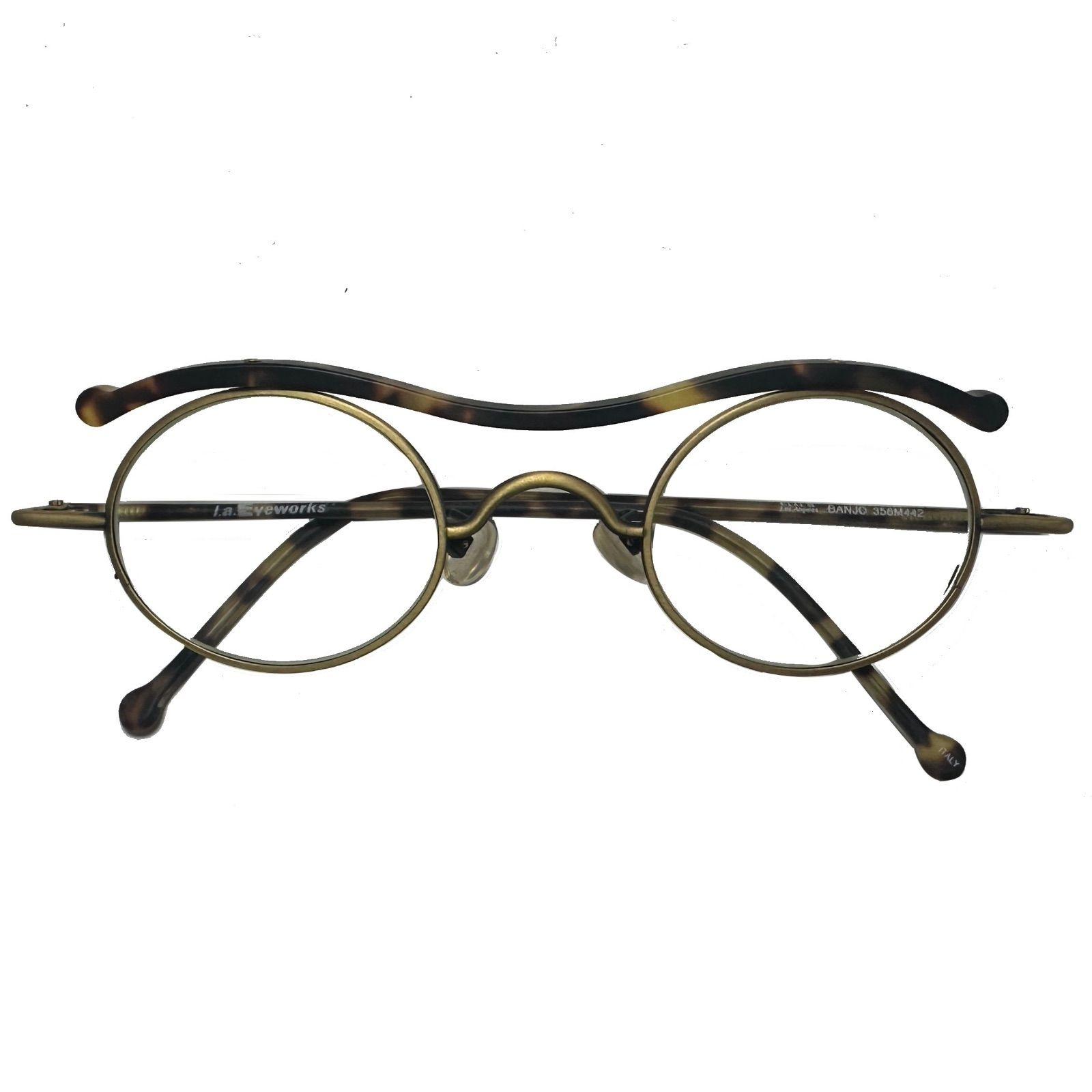 Used Vintage / Unused] 1990s L.A. Eyeworks Italian Glasses American Brand Glasses / Vintage Unique