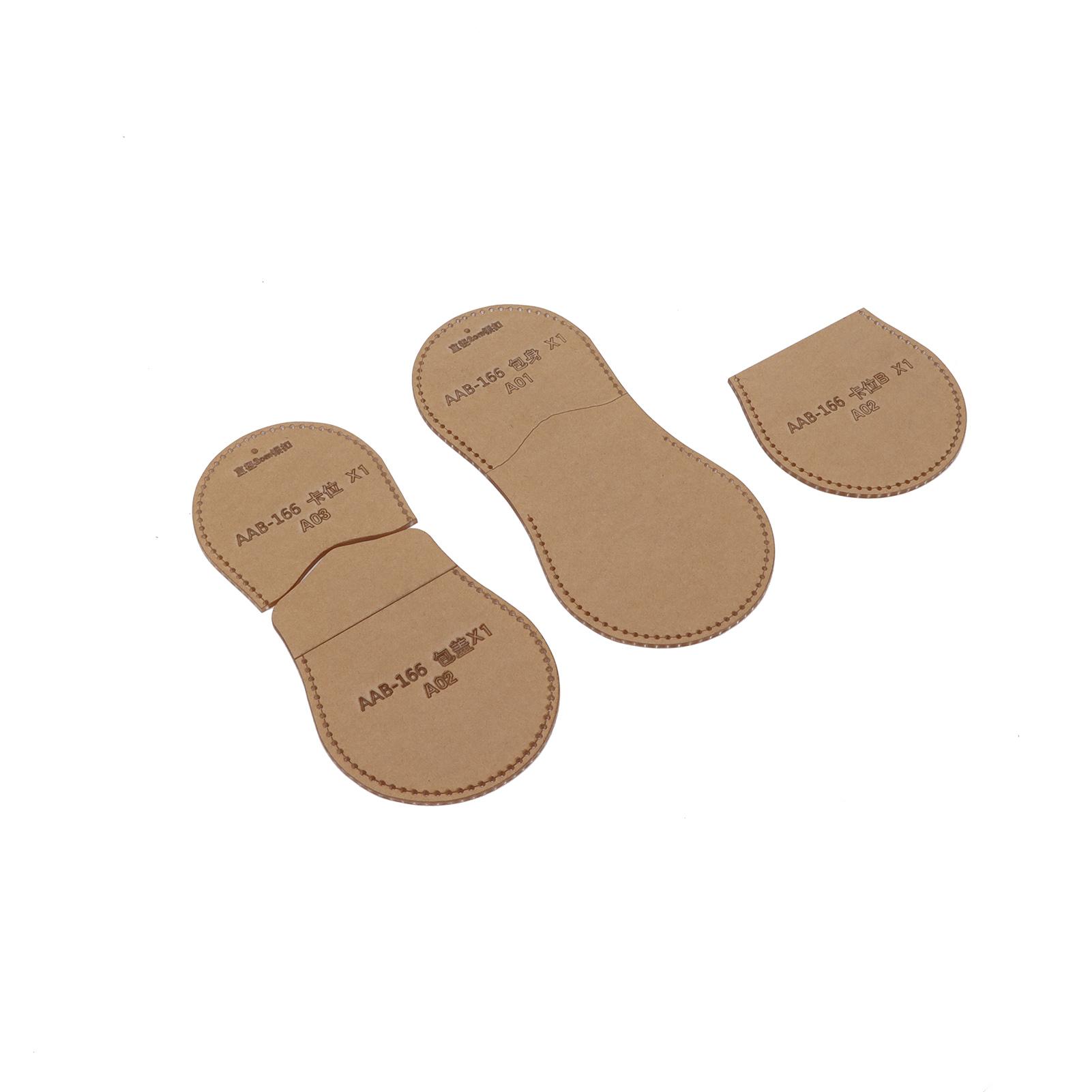 

Акриловый шаблон, шаблоны из искусственной кожи, модель кошелька для монет из прозрачного акрила для сумки для карт