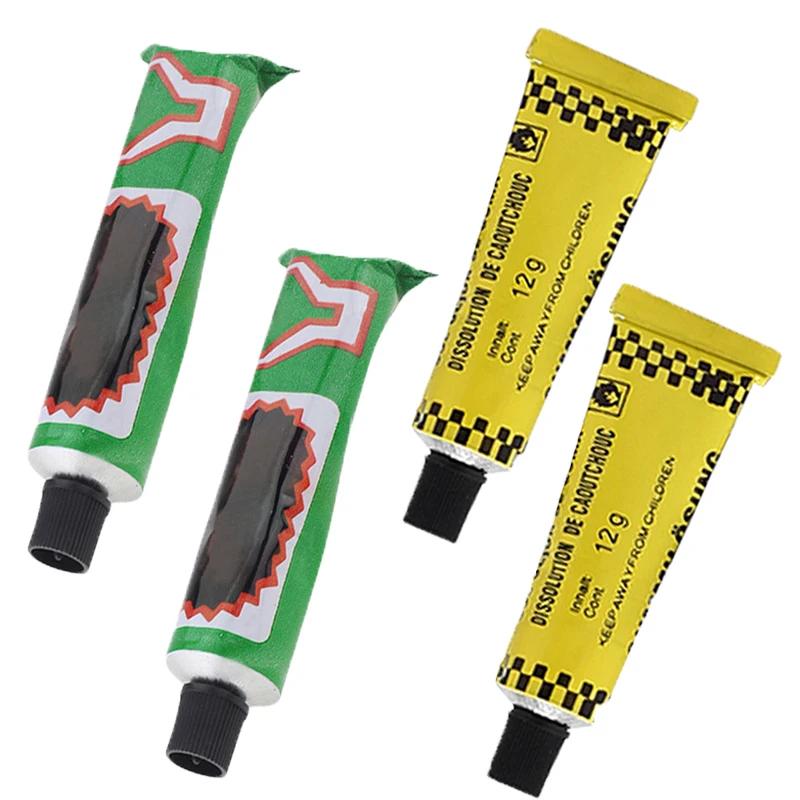 12g/20ml Tire Repairing Glue Inner Tube Puncture Strong Bonding Cold Repair Glue Bicycle Motorcycle Car Universal Portable Tools