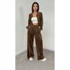 Womens Hooded Casual 2-Piece Set Slim Fit Long Sleeve Top Pants 2026 Lightweight Comfortable Outfit