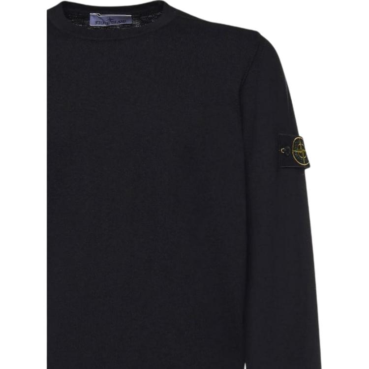 STONE ISLAND Logo Crew Neck Long Sleeve Knit Sweater Unisex Sweater L1S155100052S00B0-V0029