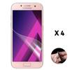 Lot of 4 Films Samsung Galaxy A3 2017 A320 - Scratch-Resistant Durable Plastic Screen Protector [Phonillico®]