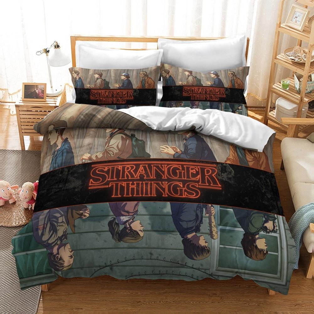 Kit de literie Série Stranger Things Taille Ensemble trois pièces