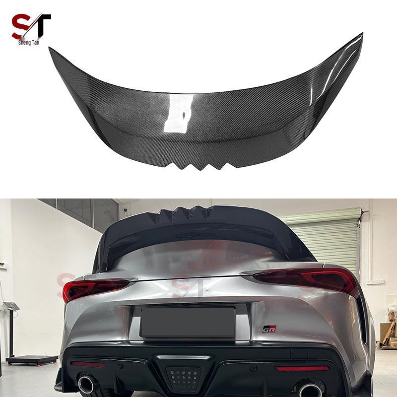 Toyota Supra A90/A91 Mk5 Carbon Fiber Rear Spoiler Ducktail Diffuser Stabilizer