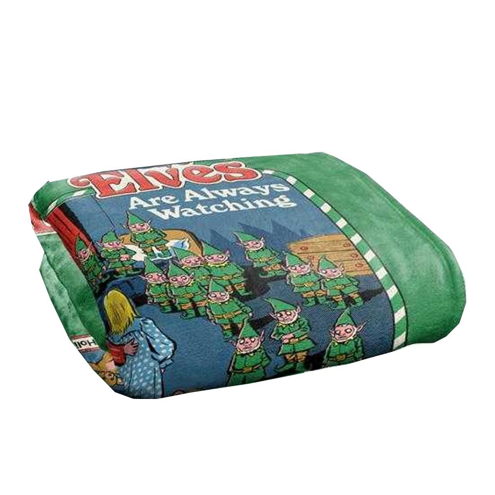 Steven Rhodes The Elves Are Always Watching Soft Touch Blanket