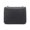 Coach Alie 18 Litchi Grain Leather Messenger Bag Small Square Crossbody Bag Women Bags Black 4617-B4BK