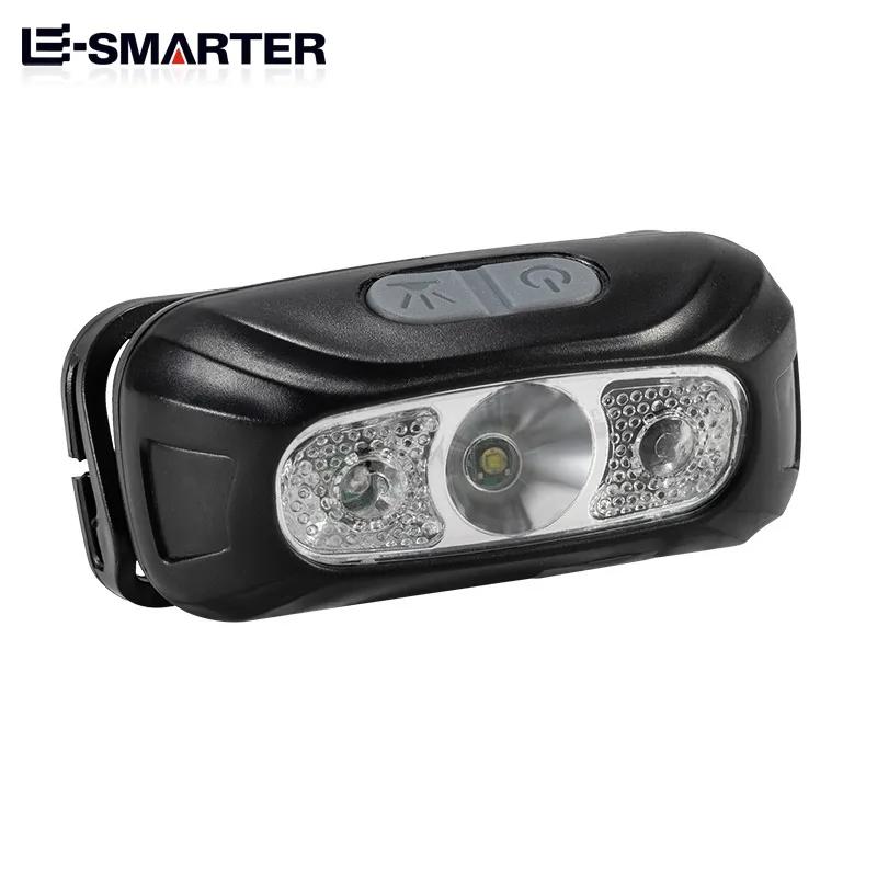 USB Head Flashlight COB LED Head Light Torch Mini Rechargeable Powerful Sensor Headlamp Fishing Camping Headlights Front Lantern