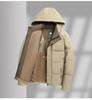 2025 Winter Men's Thickened Cotton Puffer Jacket - Business Casual Style for Youth & Middle-aged