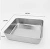 Baking tray With Wire Rack 304 Stainless Steel cake Baking BBQ Pan Tray plate Oven brownie Rack Cooking Roasting Grilling Tool