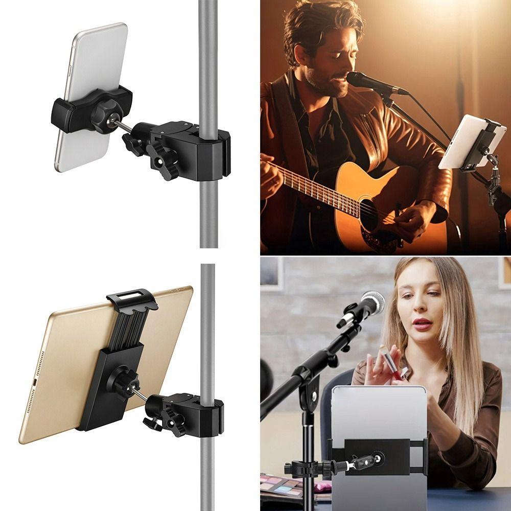 1/4 Thread Phone Holder 360-Degree Rotable Swivel Mount NEW Music Sheet Holder  Live Streaming