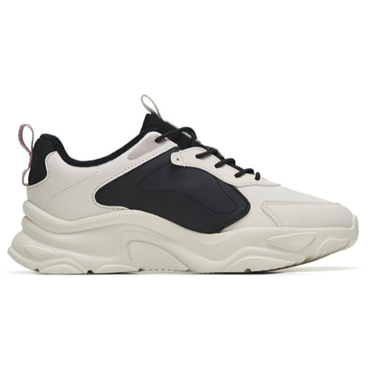 Anta Little Millennium 2.0 Leather Plush Comfortable Wear-Resistant Warm Low-Top Sports Casual Shoes Women sneaker White Green 122248891-8