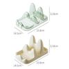 Cream Multifunction Kitchen Rack: Lid, Spoon & Spatula Organizer