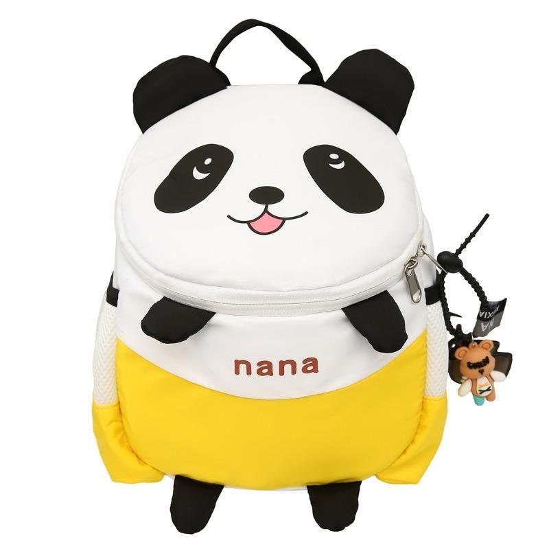 Kindergarten admission 1 year old 2 years old 3 years old 4 years old nursery class small book bag cute super cute red panda anti-lost small backpack
