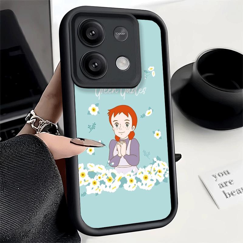 Phone Case for Xiaomi Redmi Note 15 14 13 Pro Plus Anne Of Green Gables Shirley Shell 12S 11 11S 11T 5G 14S Soft Silicone Funda