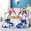 Mighty Morphin Power Rangers Pattern Blanket for Home Decoration, Bed, Sofa, Car Travel, Camping, Suitable for All Seasons, Birthday Christmas Gift