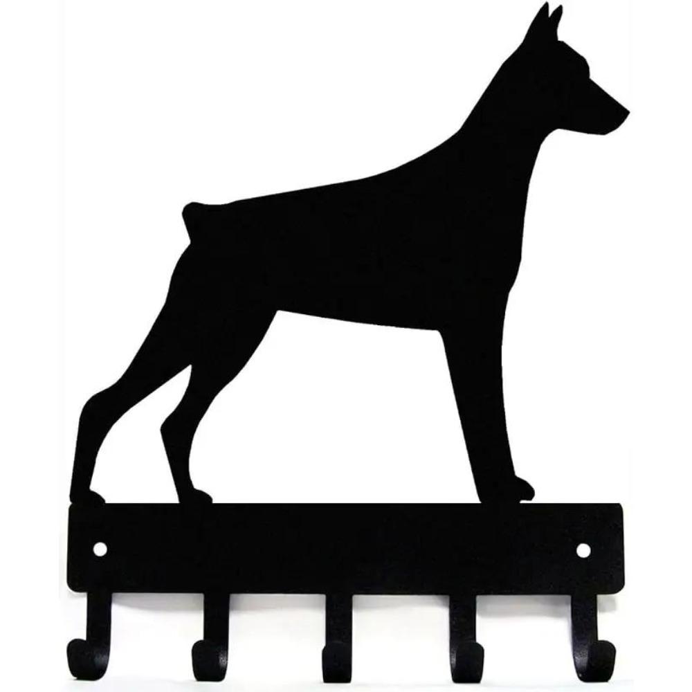 Rottweiler Key Leash Wall Hanger 22.9x23.8cm Pet Wall Art