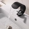 Luxury Brass Hot & Cold Waterfall Faucet for Bathroom Washbasins