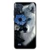 For OUKITEL C31 Case Butterfly Painted Soft Black Silicone Bumper Phone Cover for Oukitel C31 C 31 OukitelC31 Case Coque Fundas