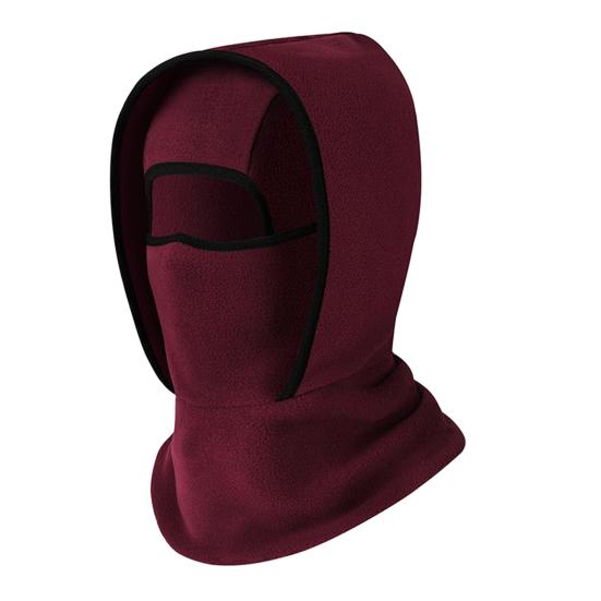 Winter Thermal Hat Cold Weather Windproof Outdoor Skiing Motorcycle Riding Cycling Fleece Face Guard Balaclava Hood