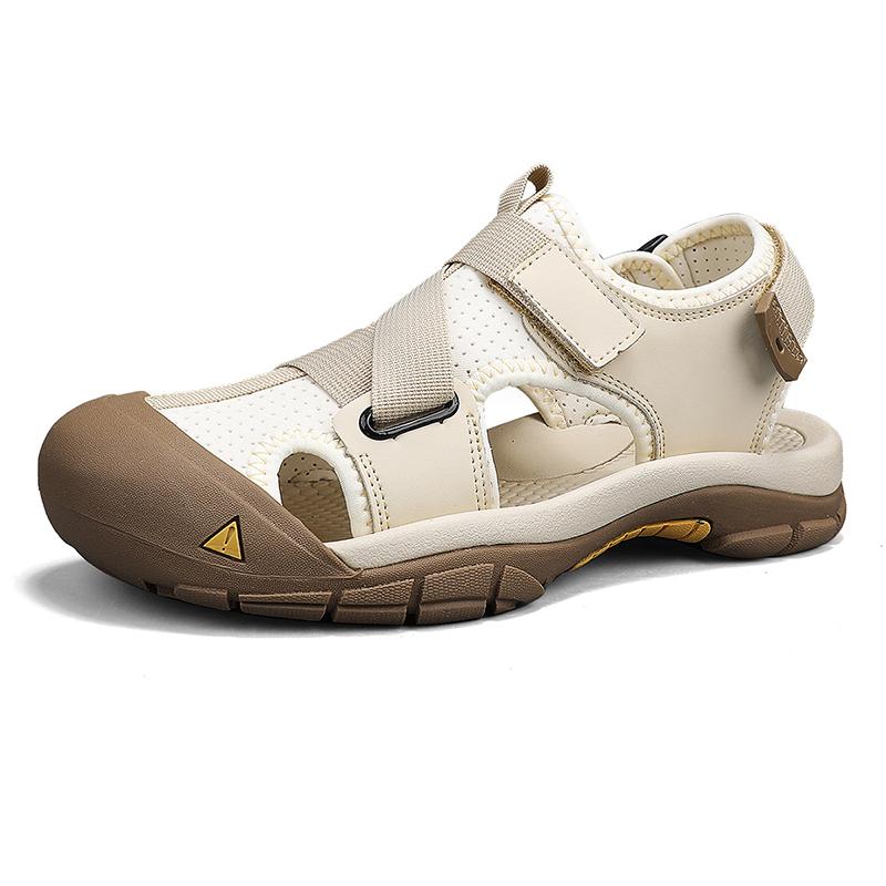 Fashion Classic Handmade Men Sandals Summer Mesh Casual Shoes Outdoor Lightweight Beach Shoe Fashion Man Walk Sneakers Wading Aqua Flats