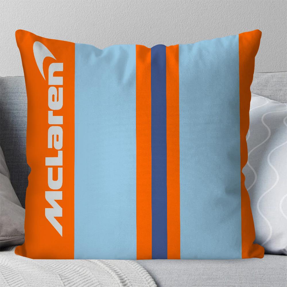 Fashion Brand Model M-Mclaren F1 Pillow Case Square Pillow Bedroom Sofa Leisure Comfort CushionLiving Room Home Decoration 40X40