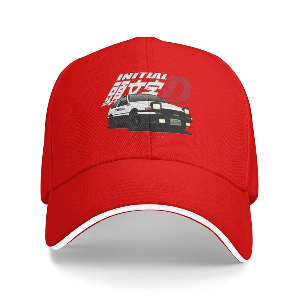 Anime Drift AE86 Initial D Baseball Caps Snapback Baseball Hats Breathable Casual Casquette Outdoor Unisex