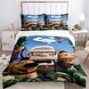 3pcs Disney Pixar Up Adventure Printed Quilt Set, Soft and Comfortable Quilt Cover for Bedroom, Guest Room and Dormitory Decorative Bedding