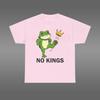 No Kings Printed Tshirt Unisex Women Funny Portland Frog Protest TShirt Casual Oneck Unisex Cotton Shortsleev Streetwear