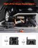 Air Portable Car Lifts 2PCS, 5 Ton Capacity, 320 Mm Max Height, Pneumatic Ramp Jacks with Airbags, Wheel Chocks, Extension Ramps, Heightened Columns,