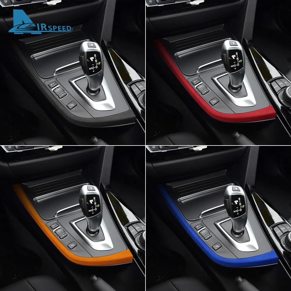 Gear Shift Panel Cover for BMW 3 Series F30 4 Series F32 3GT F34 2013-2018 Suede Interior Trim