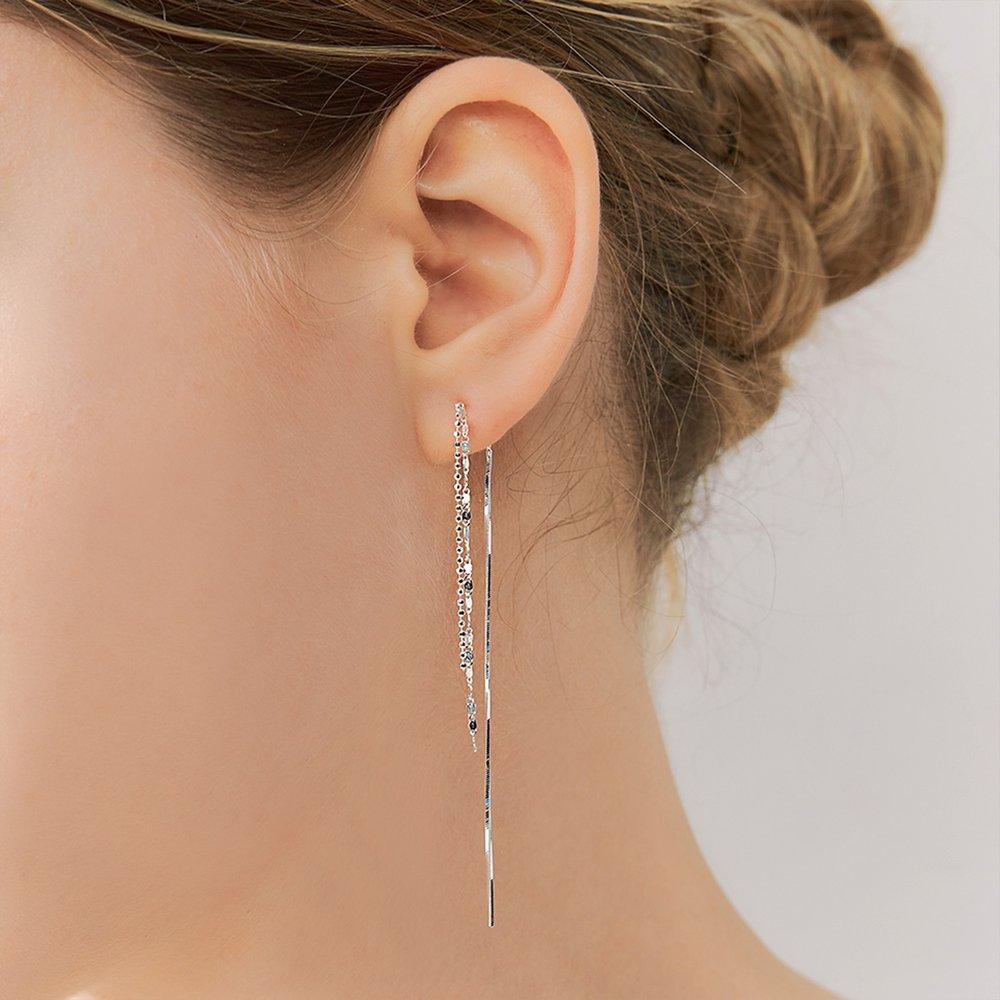 [Hei][Worn by IU, Isabae, and Lee Yoo-young] 3Chain Drop Earring