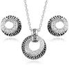 Popular Fashion Stud Earrings & Necklace Jewelry Set