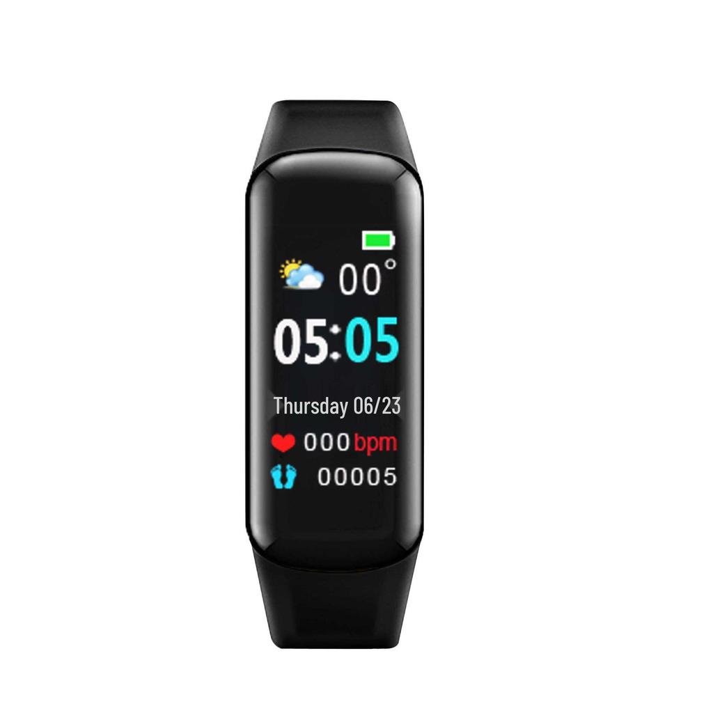 Smart Bracelet C1Plus: Color Screen, Waterproof, Long Battery Life, Pedometer, Heart Rate, Blood Pressure, Blood Oxygen, Bluetooth.