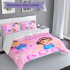 3pcs Custom Name Ms. Rachel Set,Includes 1 Duvet Cover and 2 Pillowcases,All-season Bedroom Decor