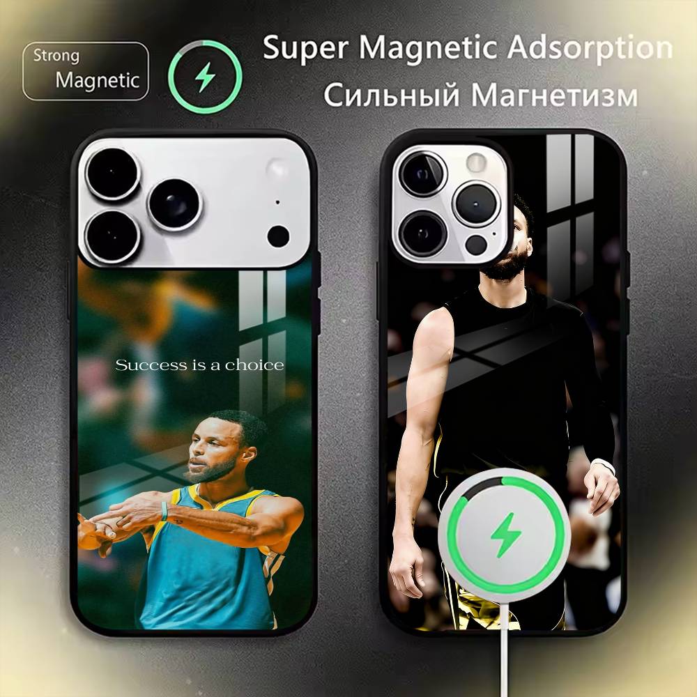 Cool Basketball Aesthetic Phone Case For iPhone17,16,15,14,13,12,11 Plus,Pro Magnetic with Magsafe Wireless Charging