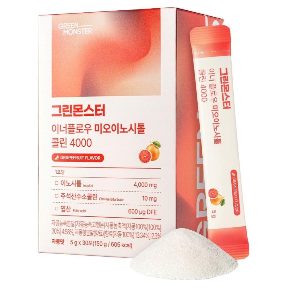 Green Monster Inner Flow Myo-inositol Choline 4000 30p 150g 1 pcs