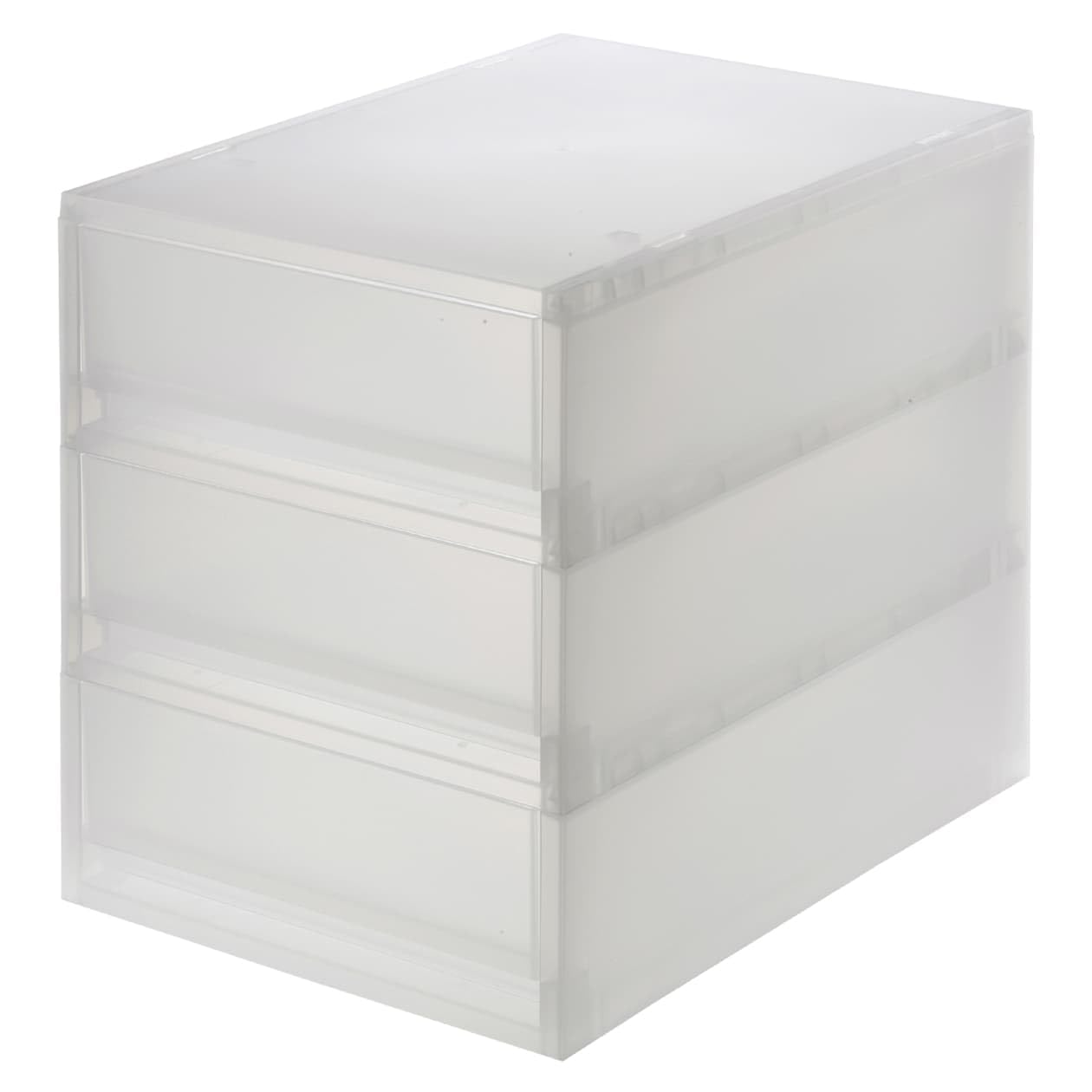 

MUJI Polypropylene Small Item Storage 3 83831981 Case, Drawers,