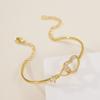 Chain Link Endless Love Heart Lace Bracelet For Women Fashion Elegant High-End Sense Jewelry Eternal Love